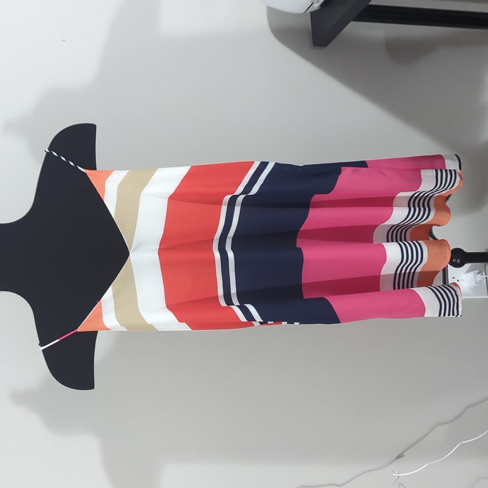Striped Pink Lily Mini Dress